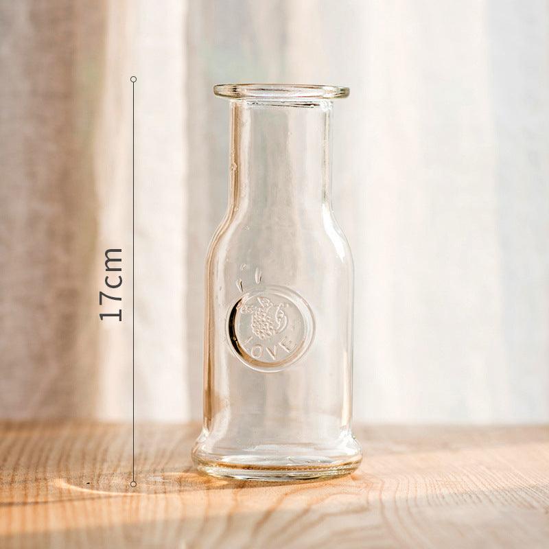 Small Glassware Vase Small Mouth Storage - Pacisia