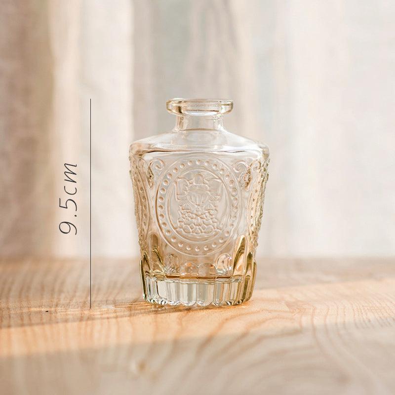 Small Glassware Vase Small Mouth Storage - Pacisia