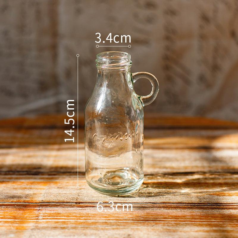 Small Glassware Vase Small Mouth Storage - Pacisia