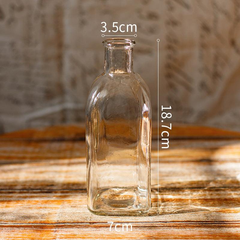 Small Glassware Vase Small Mouth Storage - Pacisia