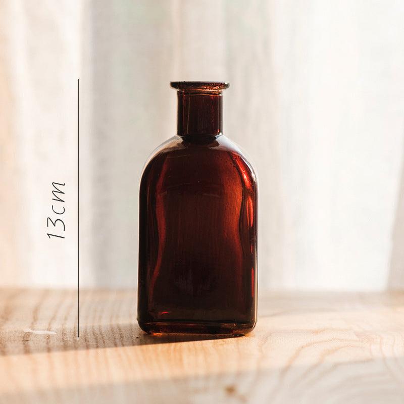 Small Glassware Vase Small Mouth Storage - Pacisia