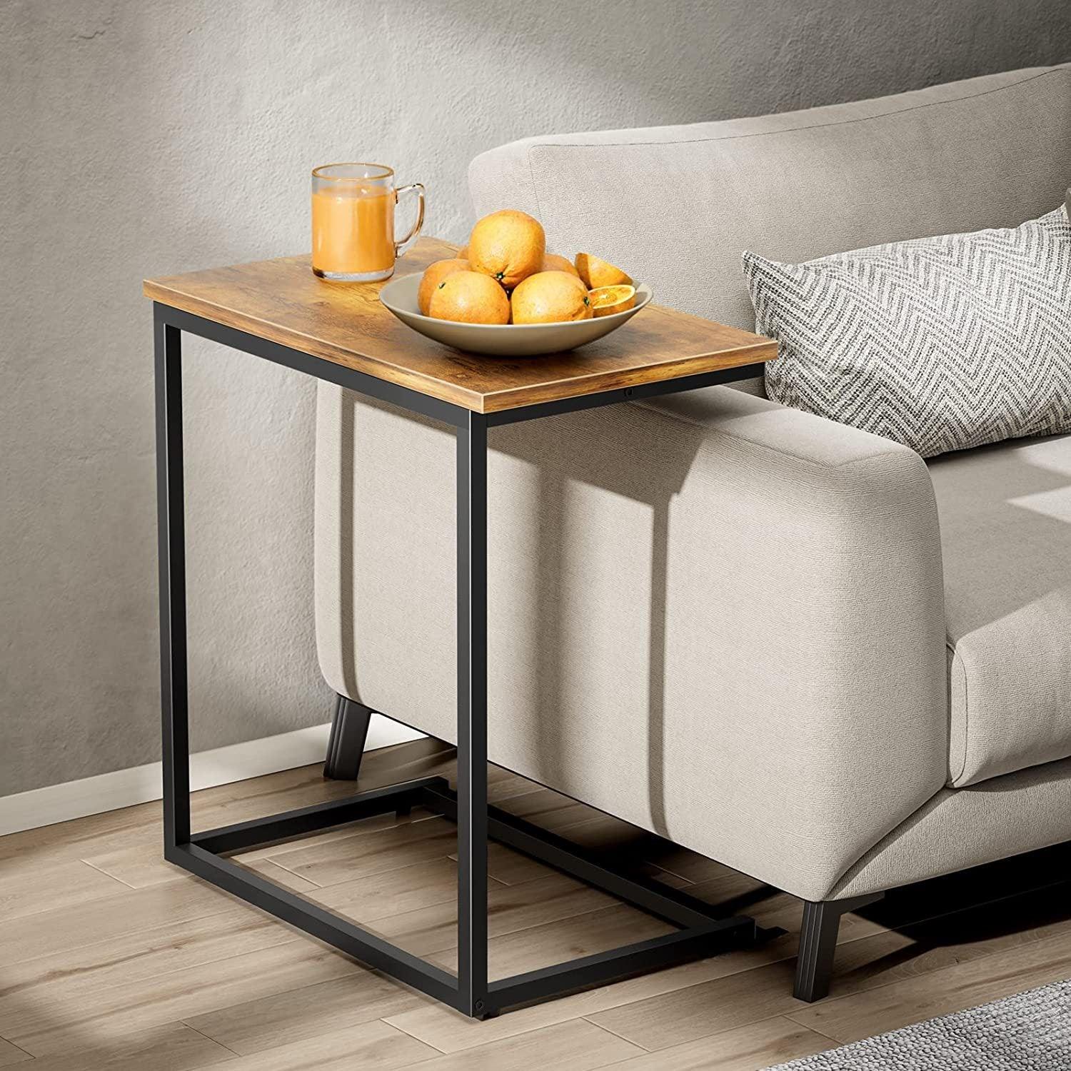 Sofa Side Table Movable Portable Desk Storage Rack - Pacisia