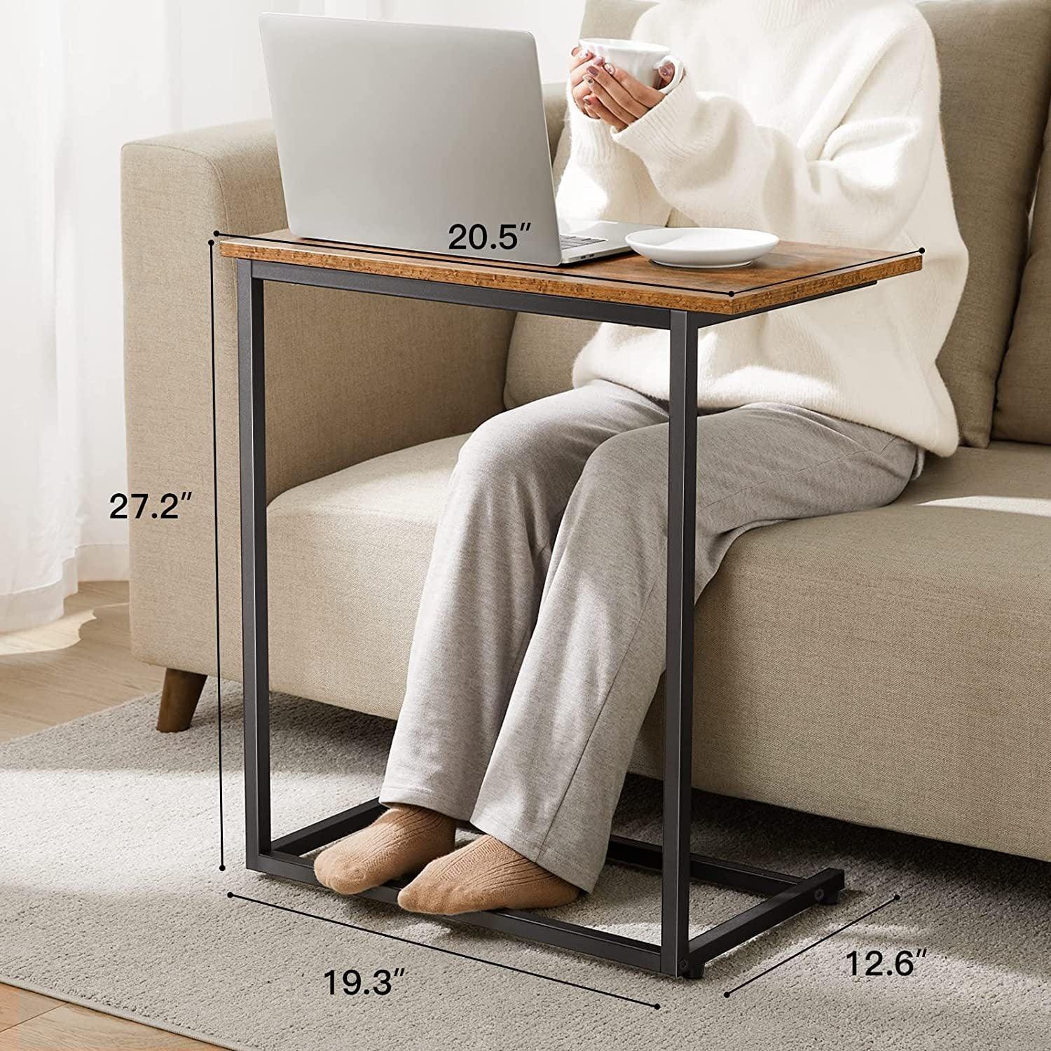 Sofa Side Table Movable Portable Desk Storage Rack - Pacisia
