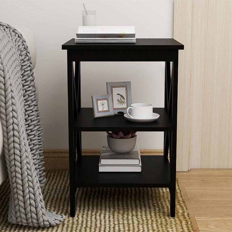 Sofa Small Coffee Table X-type Three-layer Partition Storage Side Table - Pacisia
