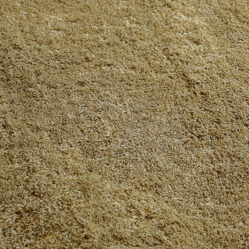 Solid Color Japanese Silk Wool Round Carpet Floor Mat - Pacisia