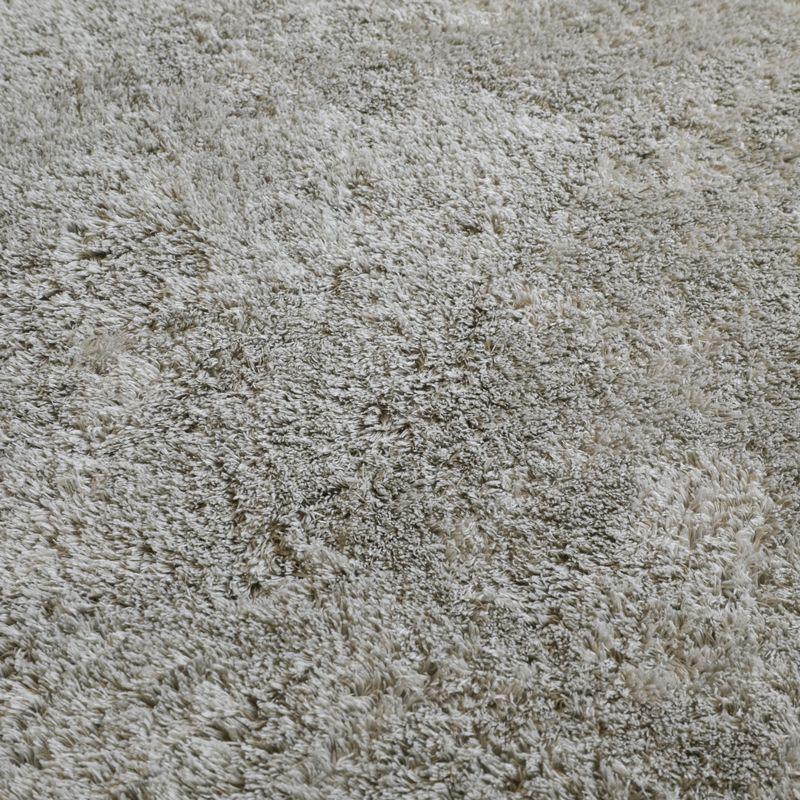 Solid Color Japanese Silk Wool Round Carpet Floor Mat - Pacisia