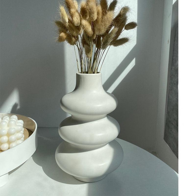 Special-Shaped Circle Circle Vase Michelin Flower Insert Ins - Pacisia