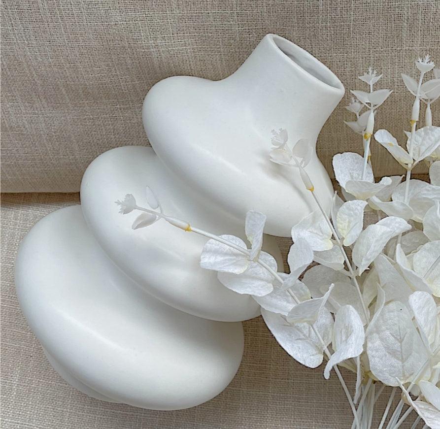 Special-shaped Ring Ceramic Vase Flower - Pacisia