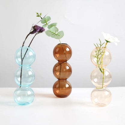 Stained Glass Bubble Vase Flower Arrangement - Pacisia