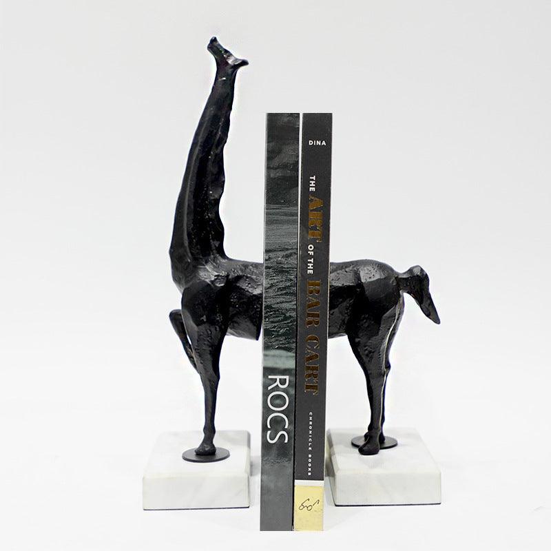 Stainless Steel Marble Bookend Furnishings - Pacisia