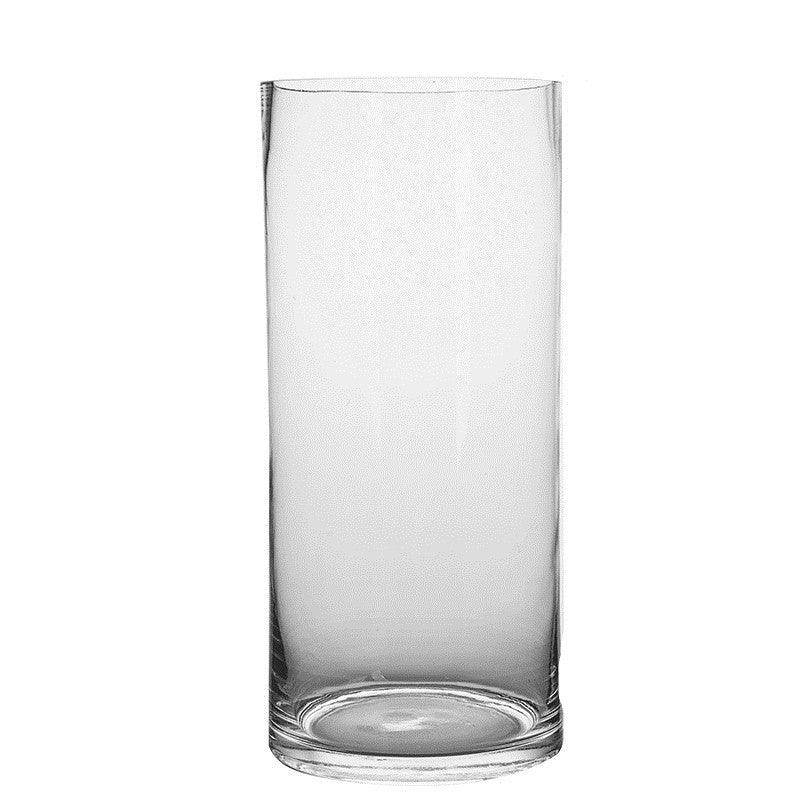 Straight Vase Glass Transparent Large Flower Arrangement Water - Pacisia