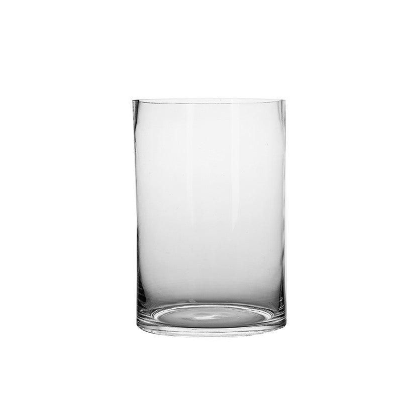 Straight Vase Glass Transparent Large Flower Arrangement Water - Pacisia