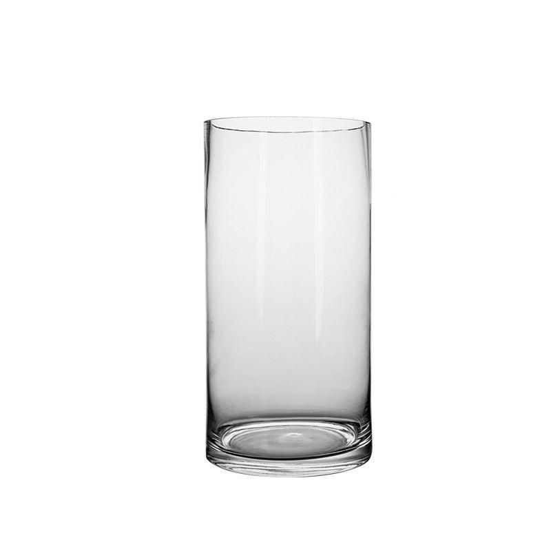 Straight Vase Glass Transparent Large Flower Arrangement Water - Pacisia