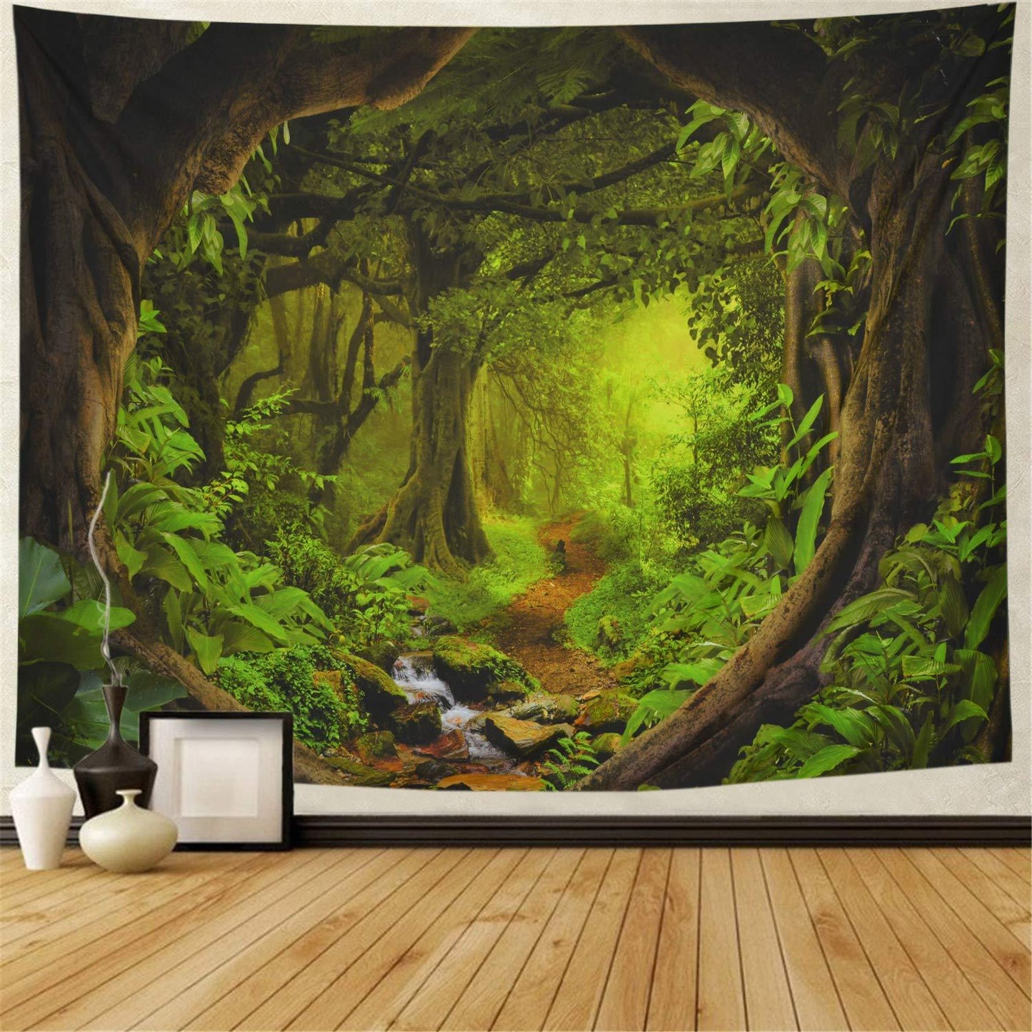 Big Tapestry Beautiful Natural Forest Large Wall Hanging Hippie Wall Hanging Bohemian Wall Tapestries Mandala Wall Art Decor - Pacisia