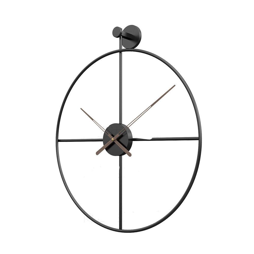 Style Wall Clock Creative Clock Fashion Iron Clock - Pacisia