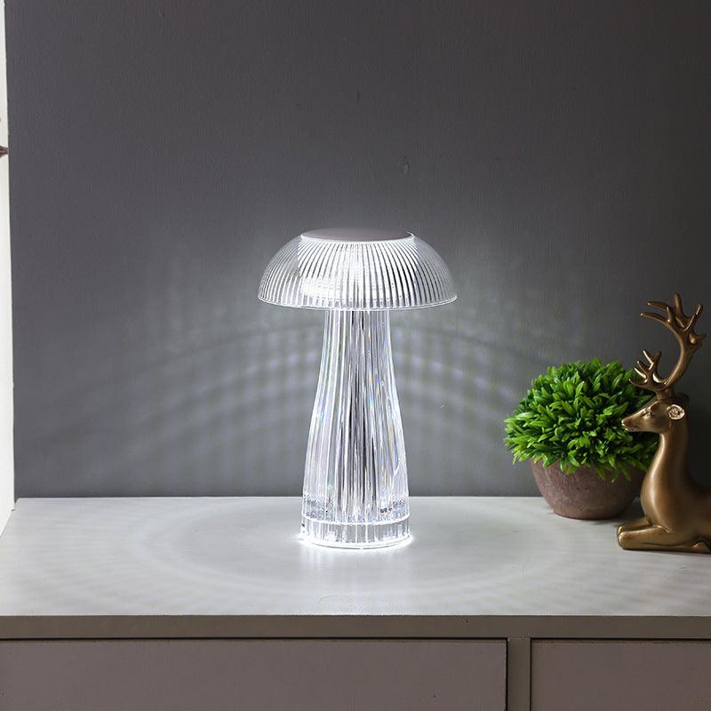 Creative Crystal Lamp Jellyfish Table Lamp Light Luxury Touch Decoration Home Decor - Pacisia