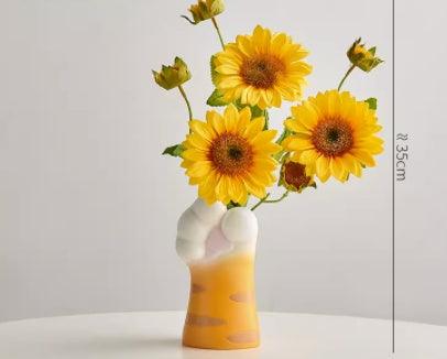 Sunflower Vase Decoration, Living Room Entrance - Pacisia