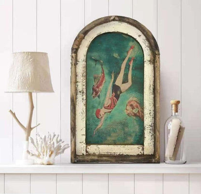 Swimming Wall Decorative Art Mural Wall Art - Pacisia