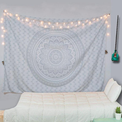 Tapestry Bedroom Hanging Cloth Mandala Flower Digital Printing Amazon Home Mural Curtain - Pacisia