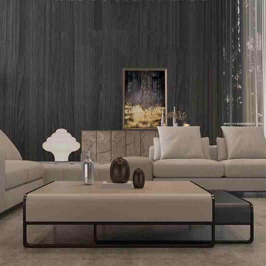 Telescopic Household Iron Art Leather Face Rectangular Coffee Table - Pacisia