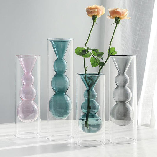 Test Tube Transparent Glass Vase Flower Arranging Device - Pacisia