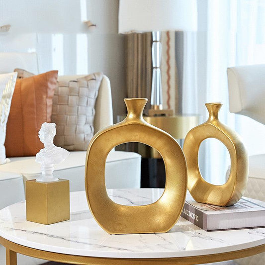 The Decoration Of Modern Simple Creative Living Room Ceramic Vase Decoration - Pacisia