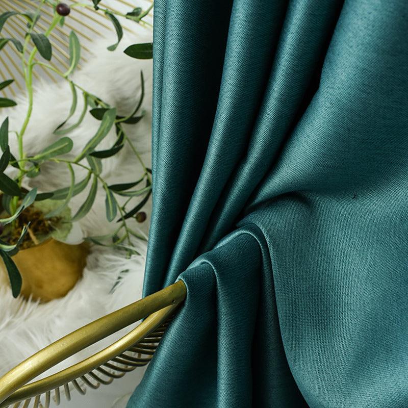Thickening Double-sided Linen High Shading Jacquard Curtain - Pacisia