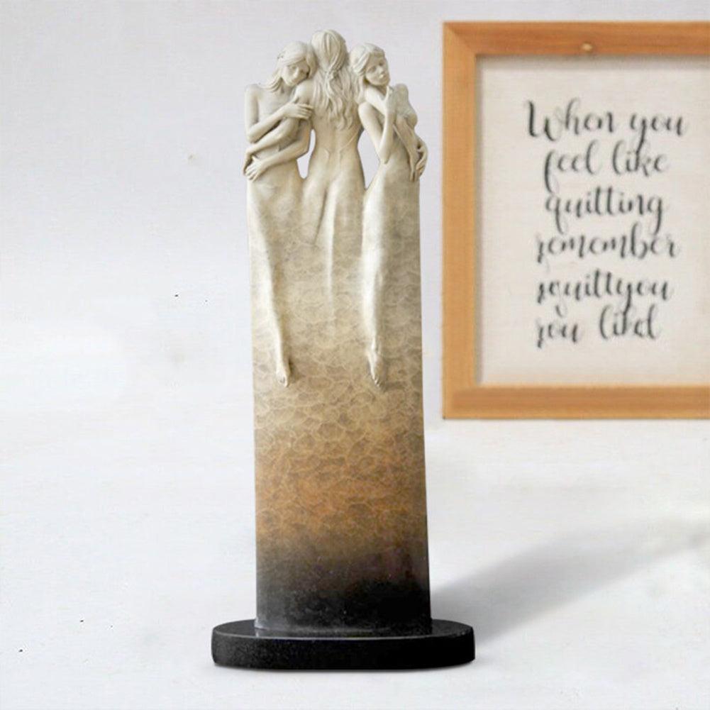 Three Goddess Statue Art Craft Resin Ornament - Pacisia