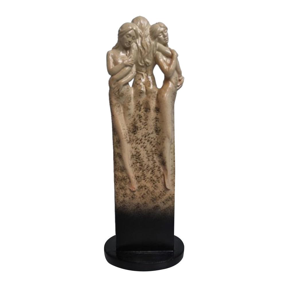 Three Goddess Statue Art Craft Resin Ornament - Pacisia