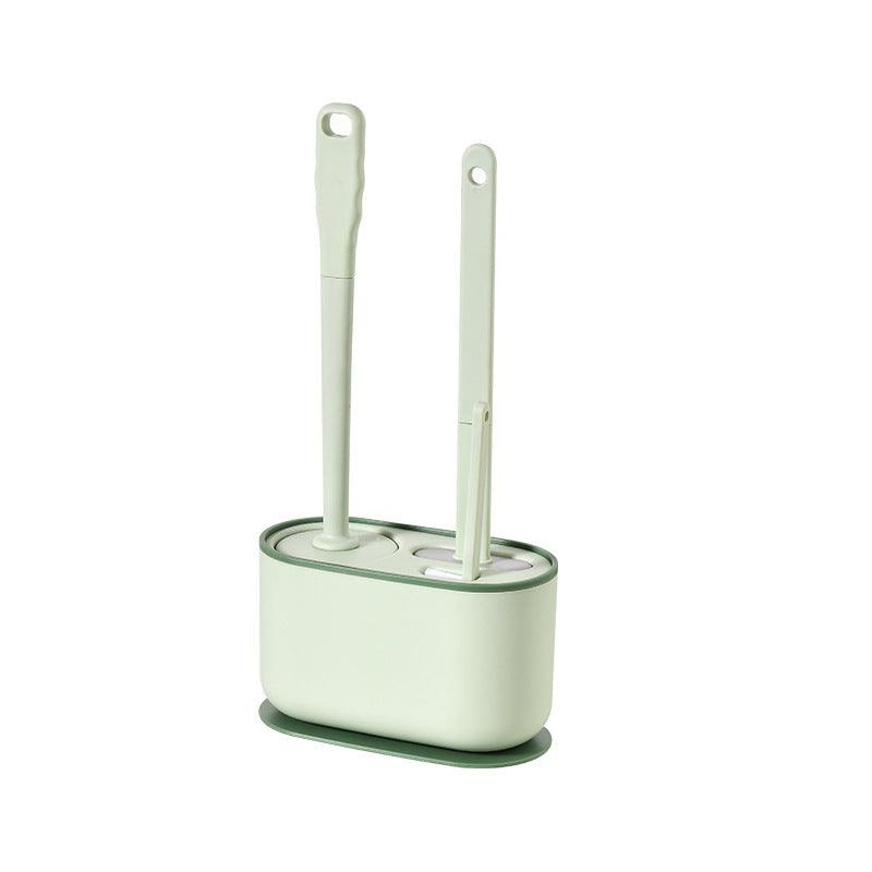 Three-in-one Long-handled Soft Rubber Toilet Brush - Pacisia