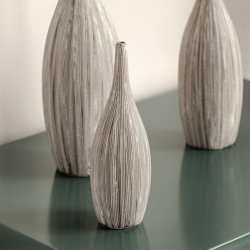 Three-line Thin Mouth Vase Decoration - Pacisia