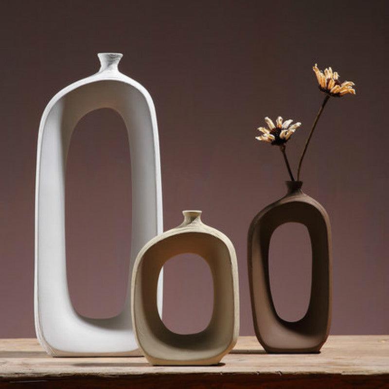 Three-piece ceramic vase - Pacisia