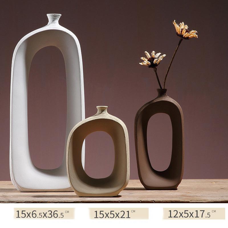 Three-piece ceramic vase - Pacisia