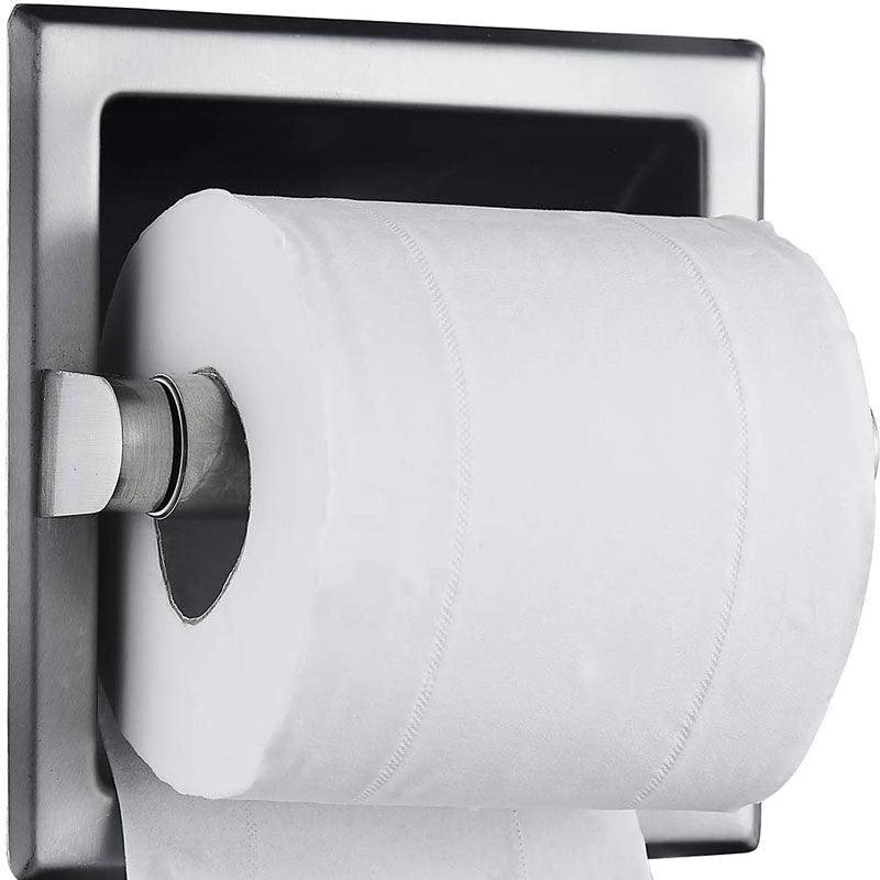 Tissue Box Embedded in Toilet Paper Holder Toilet Double Roll Paper Holder - Pacisia