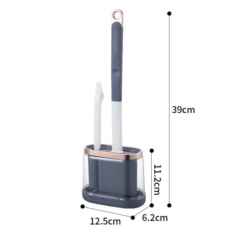 Toilet Brush Household No Dead Angle Mimic Silicone - Pacisia