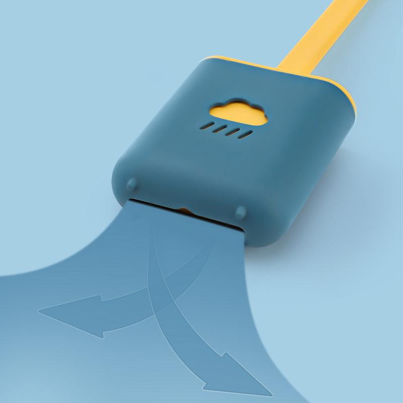 Toilet Soft Glue Dead Corner Cleaning Toilet Gap Long Handle Toilet Toilet Brush - Pacisia