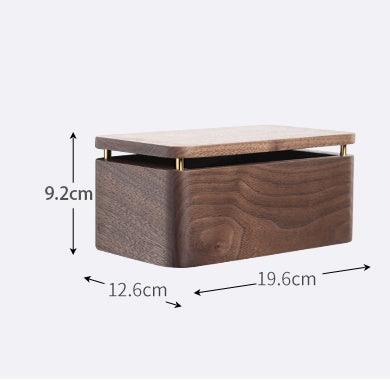 Toilet Tissue Box Perforated Toilet Roll Paper Box Wooden Wall-mounted Hand Towel Box - Pacisia