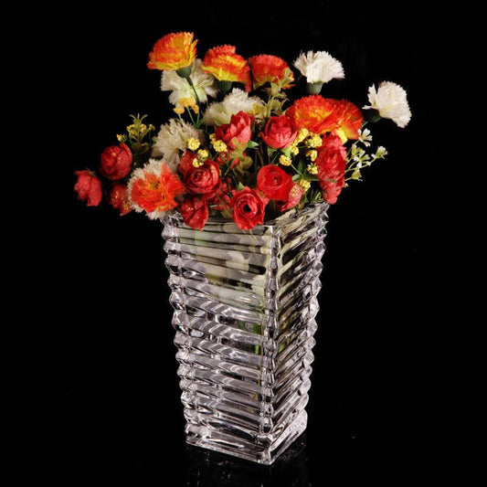 Transparent Glass Vase Living Room Decoration - Pacisia