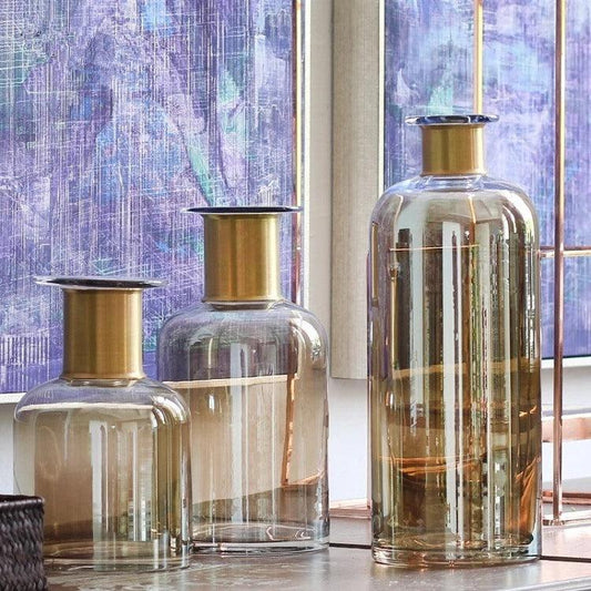 Transparent Glass Vase Modern Simple And Fashionable Flower Arrangement - Pacisia
