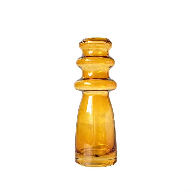 Transparent Glass Vase With Dried Flowers And Hydroponic Decoration - Pacisia