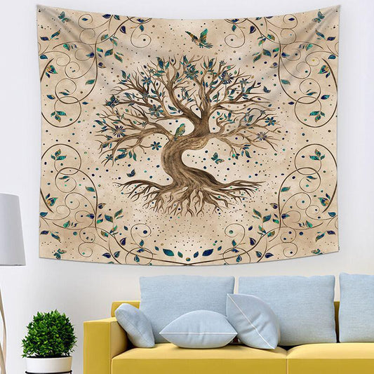 Tree Of Life Tapestry Home Room Decoration Student Dormitory Bedside - Pacisia