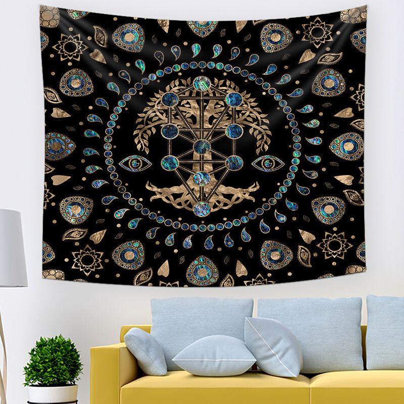 Tree Of Life Tapestry Home Room Decoration Student Dormitory Bedside - Pacisia