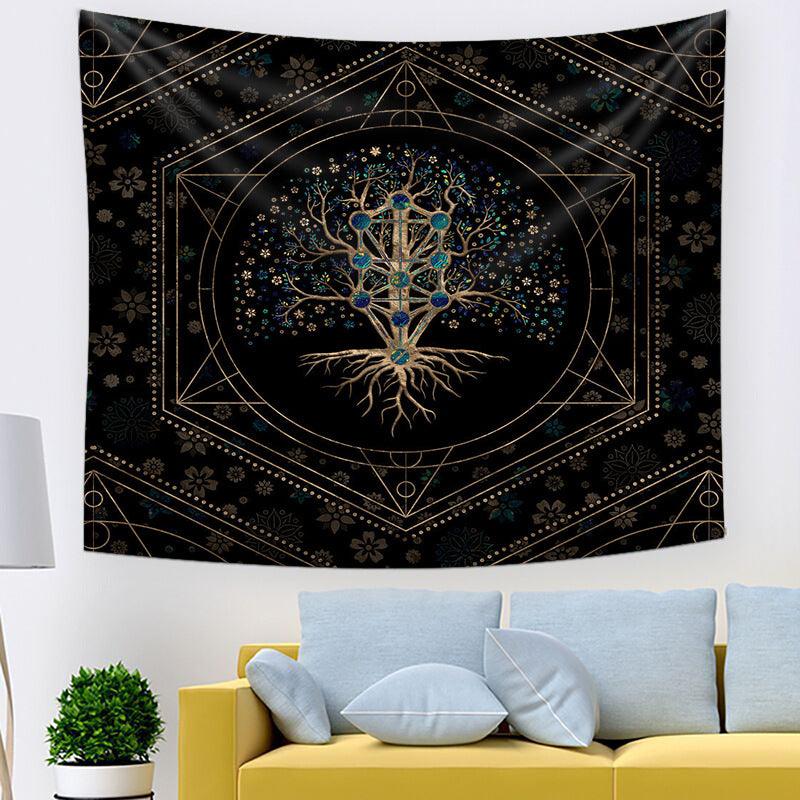 Tree Of Life Tapestry Home Room Decoration Student Dormitory Bedside - Pacisia