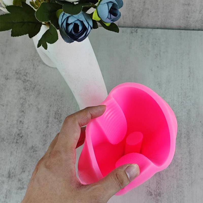 Twisted U-shaped Irregular Vase Silicone Mold - Pacisia