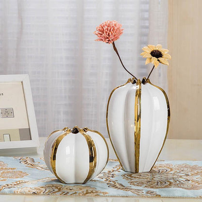 Two Piece Ceramic Vase Set - Pacisia