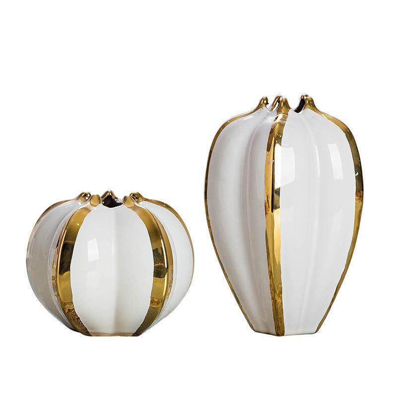 Two Piece Ceramic Vase Set - Pacisia