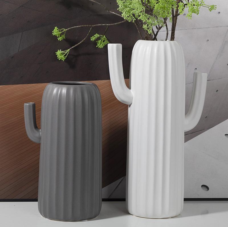 Ultra-thin Eggshell Ceramic Decoration Design White Vase - Pacisia
