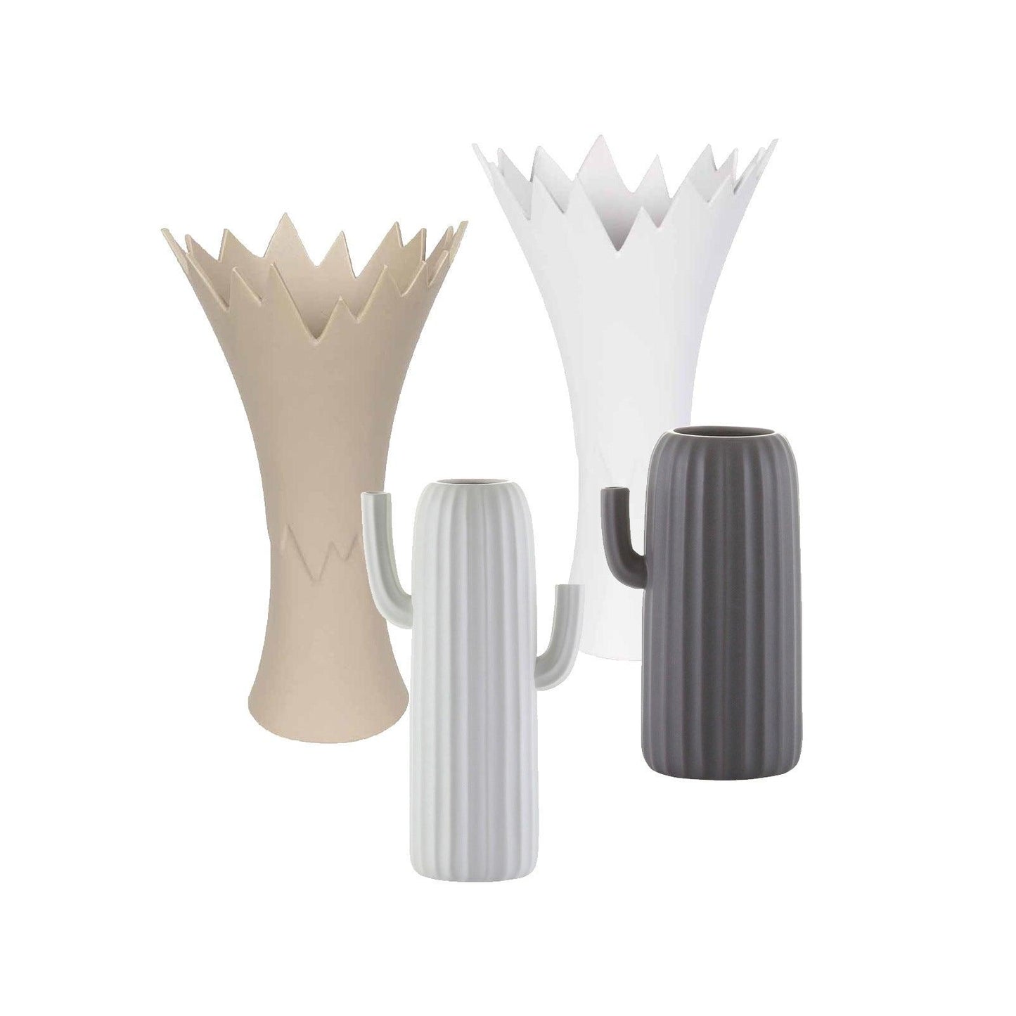 Ultra-thin Eggshell Ceramic Decoration Design White Vase - Pacisia