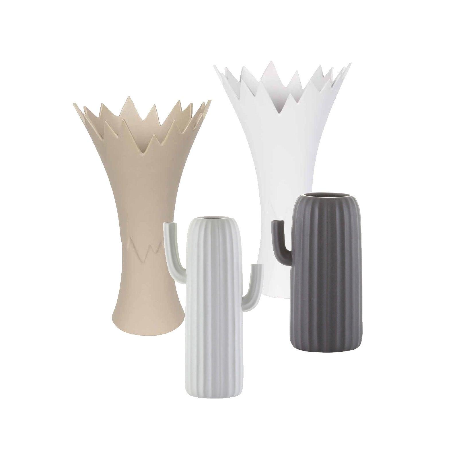 Ultra-thin Eggshell Ceramic Decoration Design White Vase - Pacisia