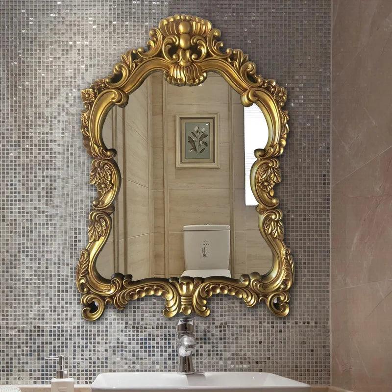 Unbreakable Wall Mirror Irregular Glass Cute Portable Mirror Bathroom Makeup Espejos Adhesivo De Pared Quirky Home Decor - Pacisia